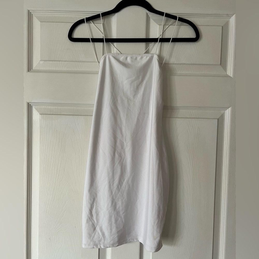 White Revolve Mini Dress